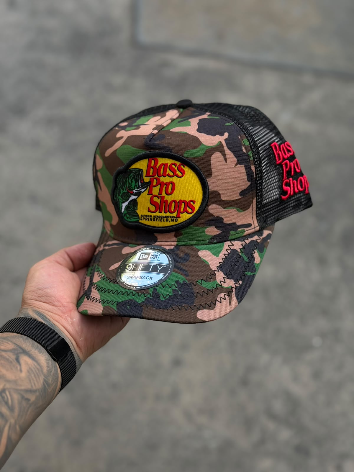 Gorra Bass Pro Shop Camuflaje Clásico